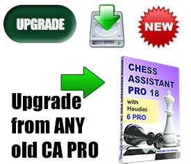 Upgrade to Chess Assistant 18 PRO with Houdini 6 PRO (download)
