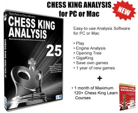 Chess King Analysis  25 for PC or Mac (Download)