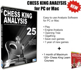 Chess King Analysis  25 pour PC/Mac